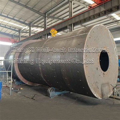 Mae'n prosesu 4Sets 2.7M Diamedr Drwm Trommel Scrubber Dyletswydd Trwm ar gyf...